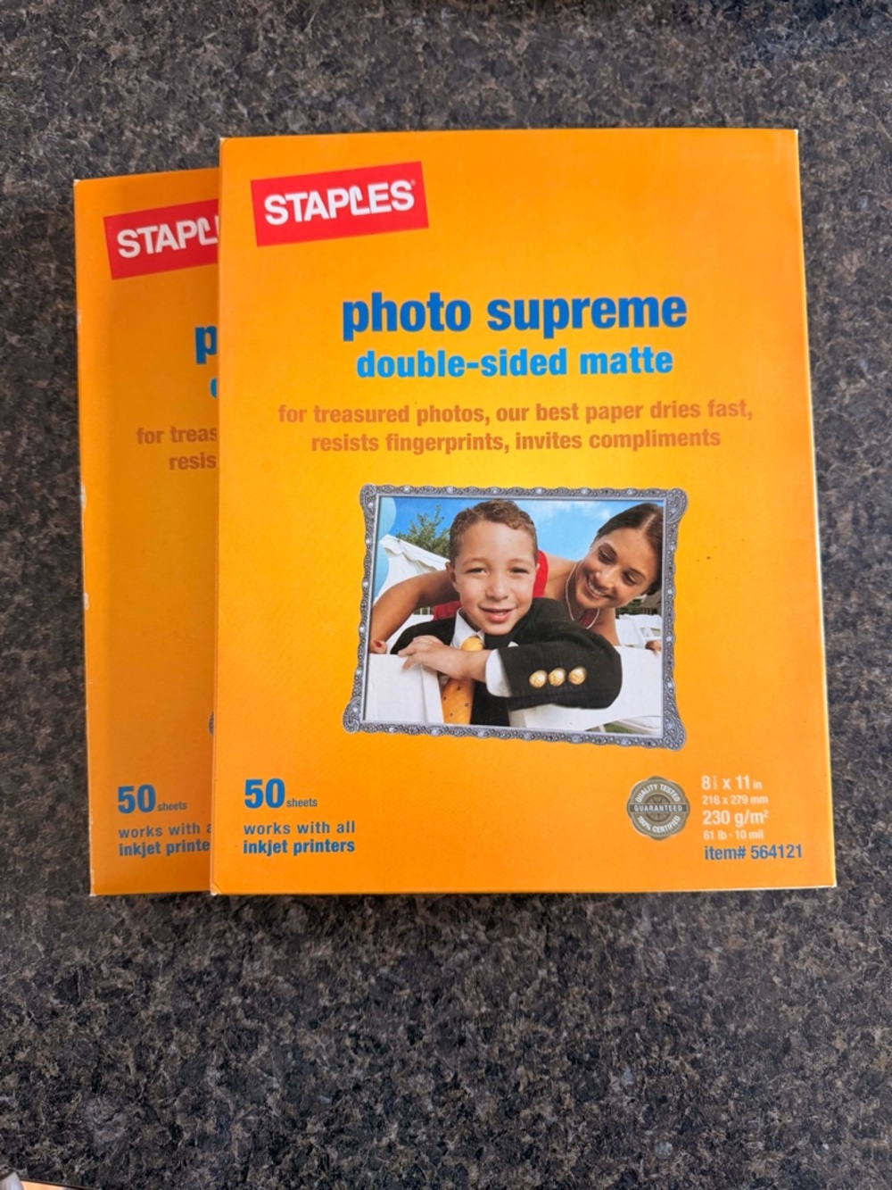 Staples Photo Supreme Double-Sided Matte Photo Paper - 8x11 in